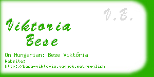 viktoria bese business card