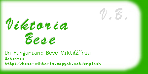 viktoria bese business card